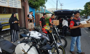 Gorontalo Byson Riders Berbagi Takjil dan Buka Bersama