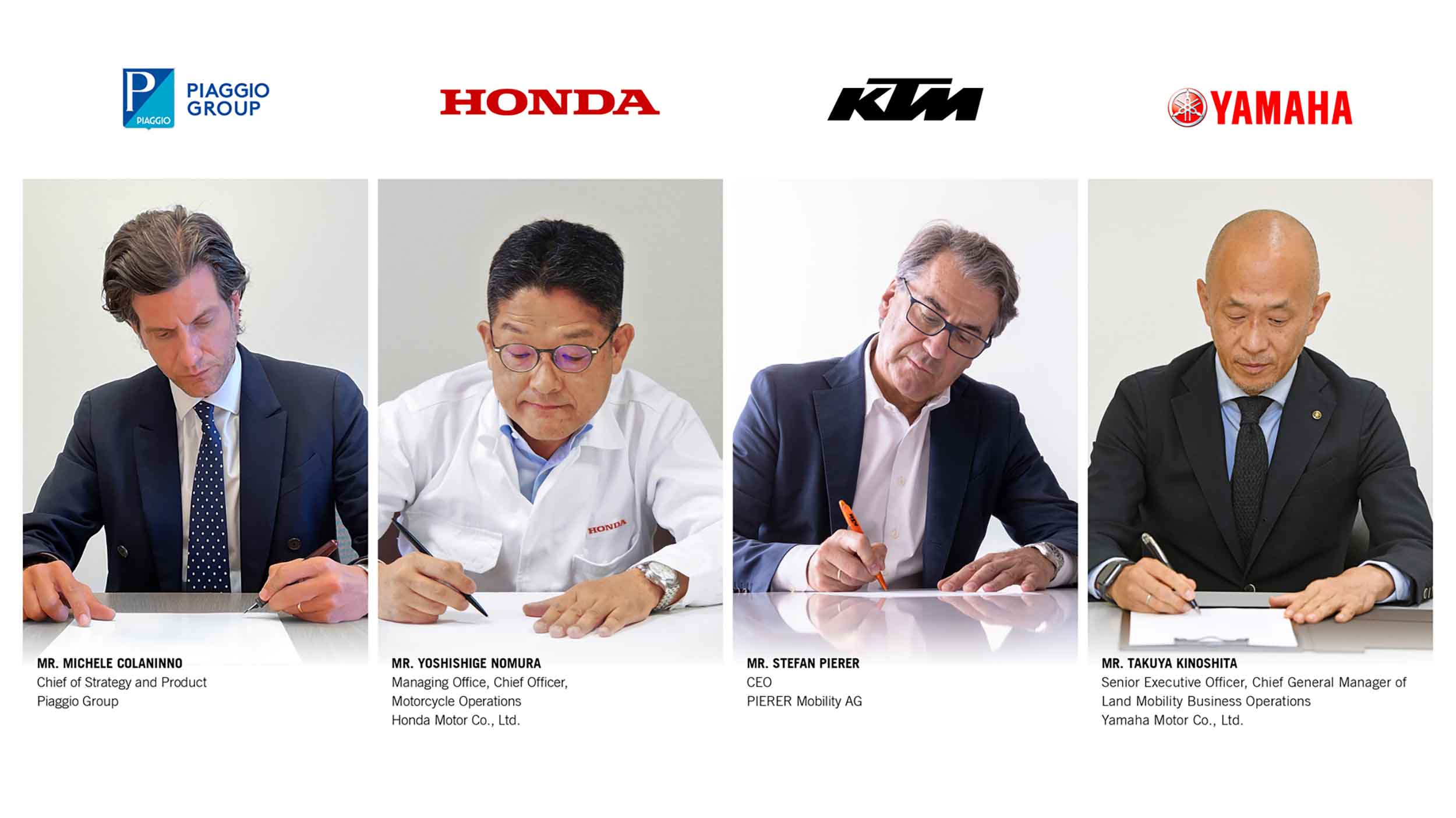 Piaggio, Honda, KTM dan Yamaha Sepakati Kerja Sama Baterai Motor Listrik