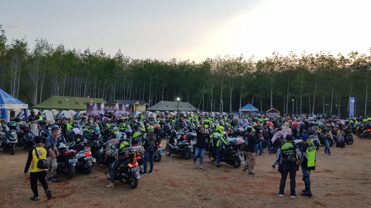 Tumpah Ruah Bikers di MAXI Yamaha Day 2019 Kalsel