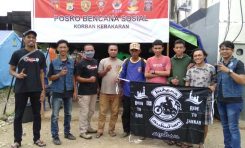 Supermoto Indonesia (SMI) Ambon dan Bikers Subuhan Ambon Bersatu Bantu Korban Kebakaran