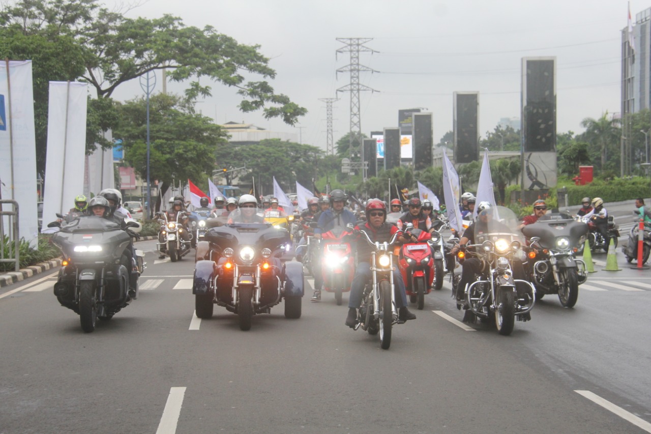 Galeri Foto: Saat Empat Pilar MPR RI Satukan Ribuan Bikers Tanah Air