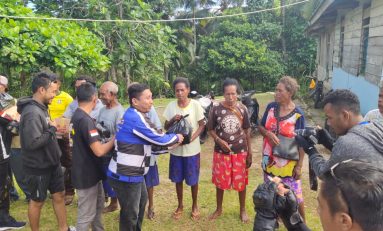 Giat Baksos SSFC Biak Papua dengan Bagi-bagi Sembako