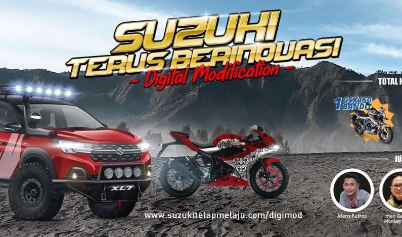 Suzuki Gelar Kontes Modifikasi Digital Berhadiah Motor