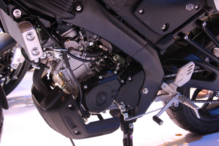 Yamaha All New XSR 155 dengan mesin FI berkapasitas 155cc, SOHC, 4 langkah berpendingin cairan