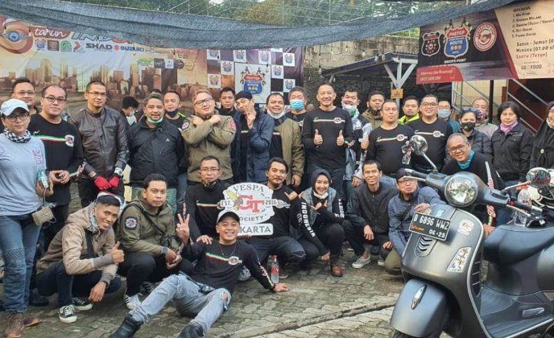 Galeri Foto: Keseruan Peresmian General Team Vespa Society (GTVS) Jakarta