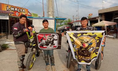 3 Bikers Supermoto Indonesia (SMI) Riau Touring ke Nol Kilometer Sabang
